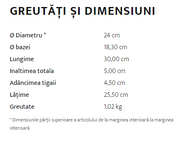 Tigaie adanca din inox - Colectia MUTINE