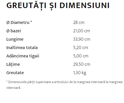 Tigaie adanca din inox - Colectia MUTINE