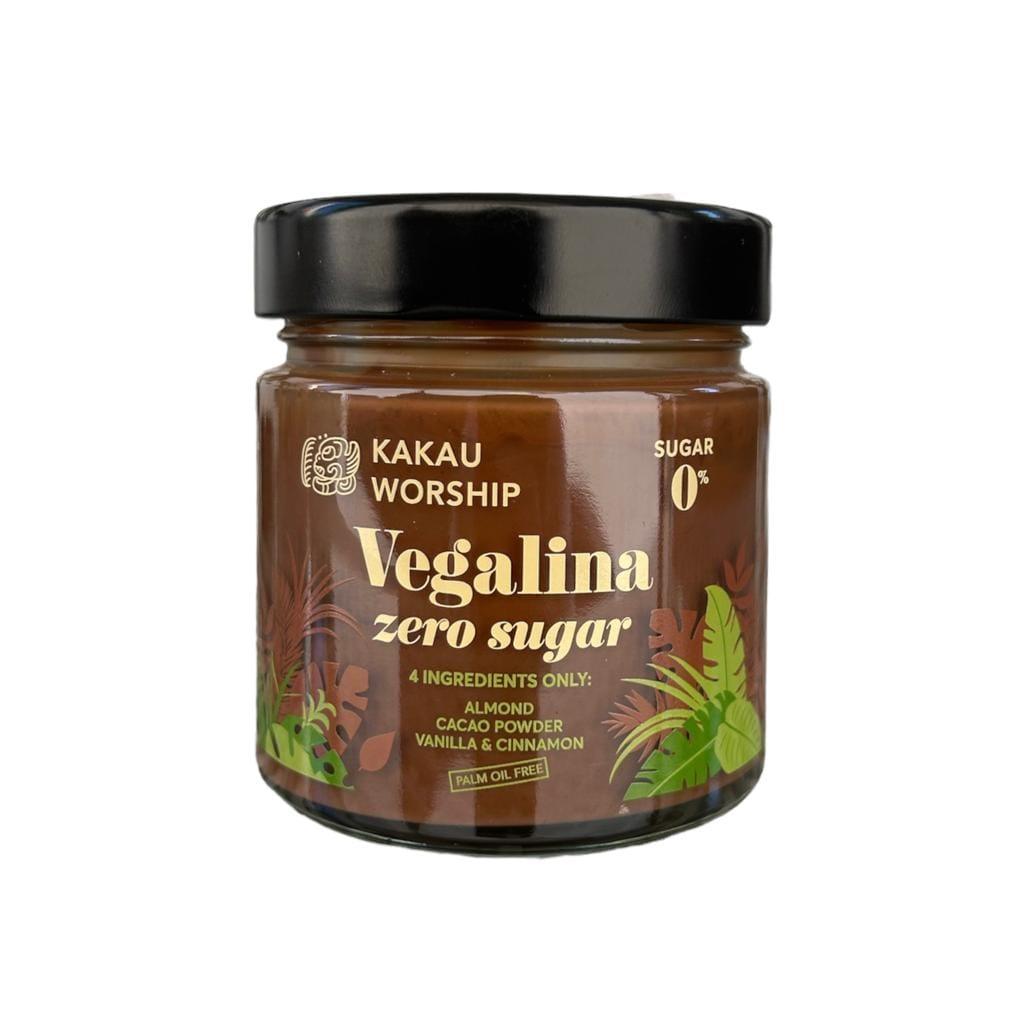 VEGALINA ZERO ZAHAR - Crema Din Migdale, Cacao pudra, Vanile Si Scortisoara - Biotiful Brands