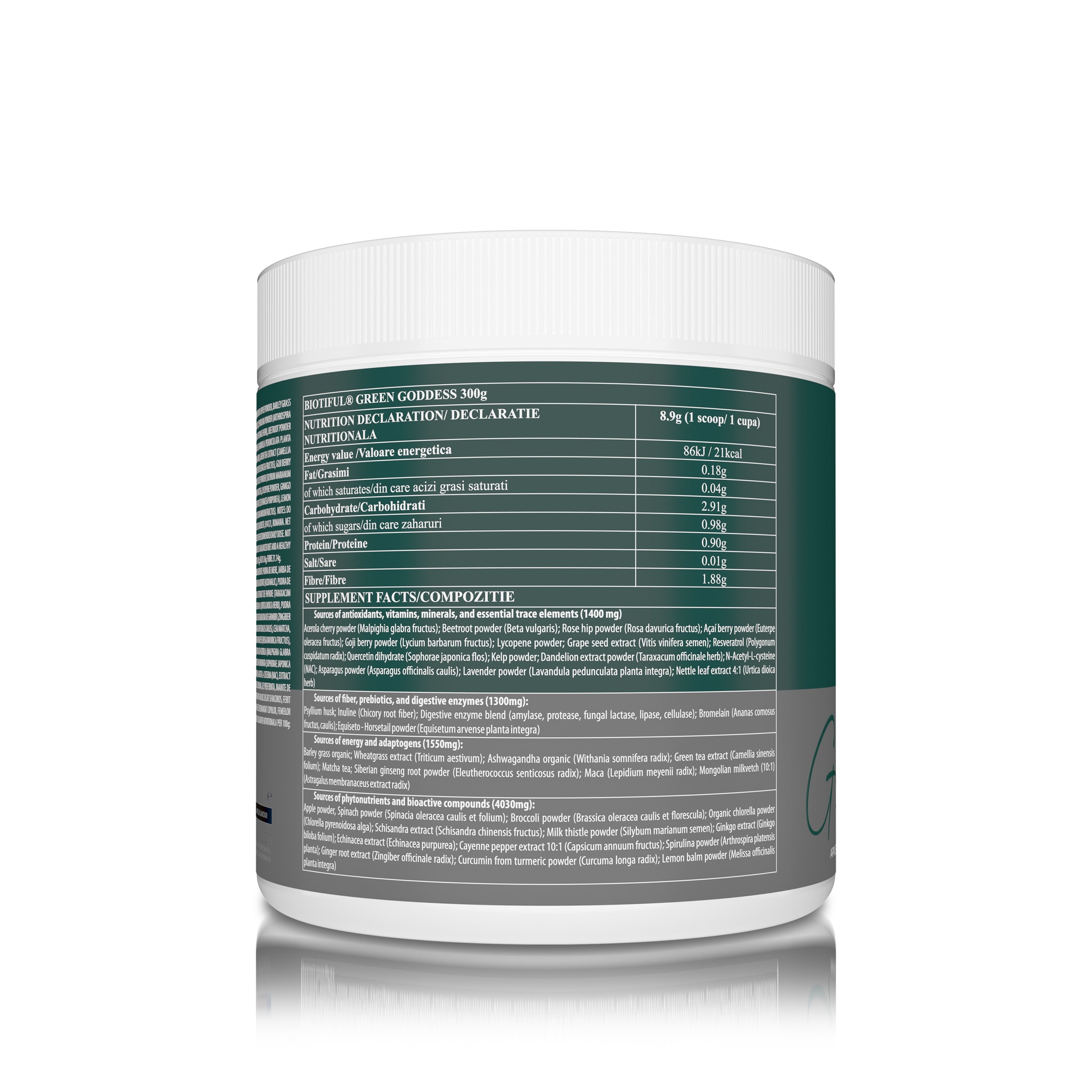 GREEN GODDESS - Daily Green Superfoods Powder