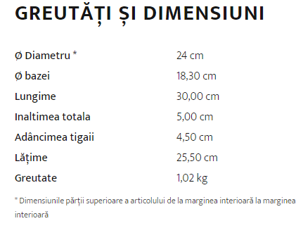 Tigaie adanca cu strat anti-aderent - Colectia STRATE