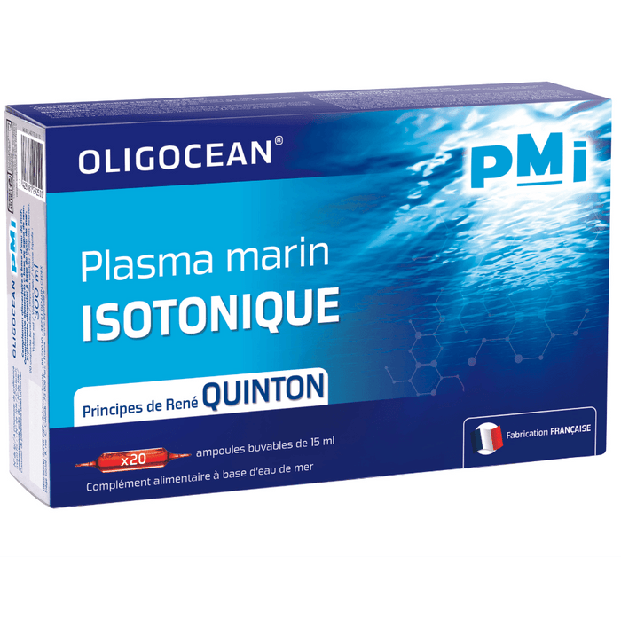 PLASMA MARINA IZOTONIC OLIGOCEAN – METODA QUINTON, 20 FIOLE X 15ML, 300ML - Biotiful Brands