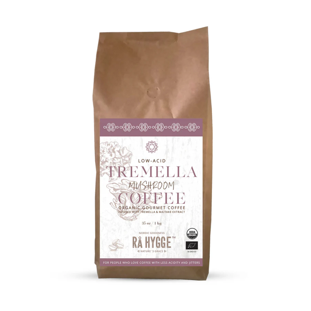 Cafea boabe cu extract de ciuperci Tremella 227 gr