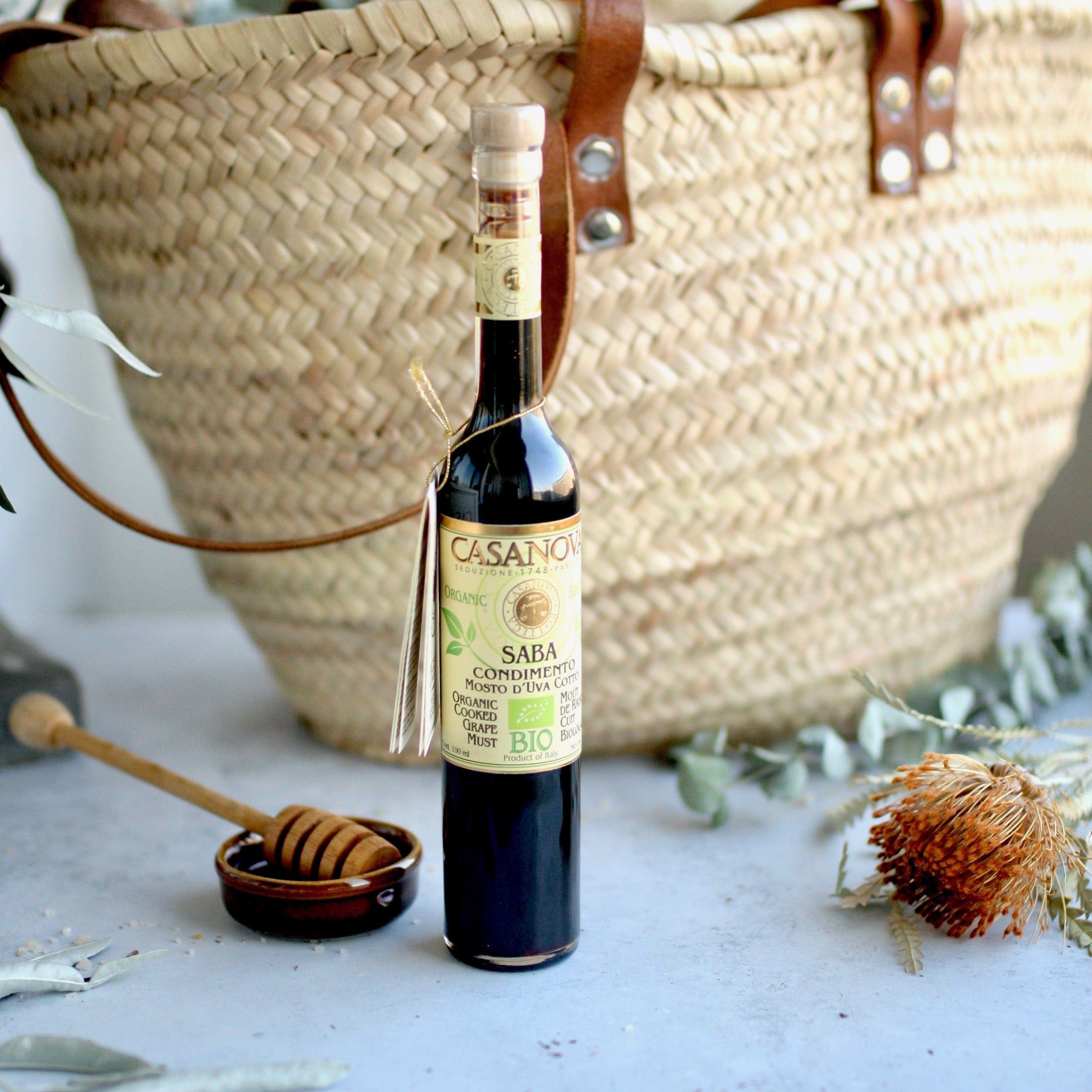 Condiment balsamic SABA, crema condiment dulce acrișor bio - Biotiful Brands
