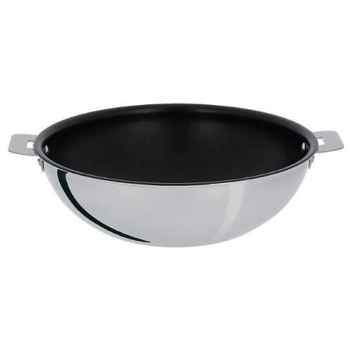 Wok inoxidabil – acoperire antiaderenta Exceliss – Detasabil CASTELINE - Biotiful Brands