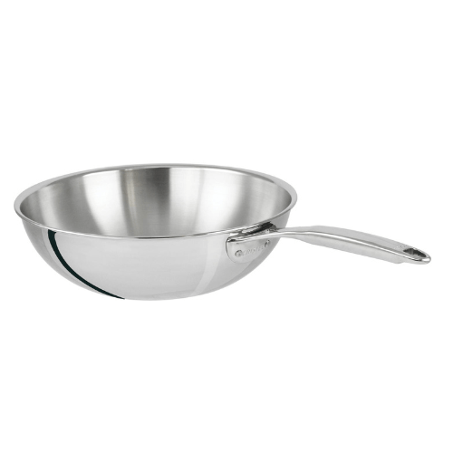 Wok din oTel inoxidabil – CASTEL’PRO - maner fix - Biotiful Brands