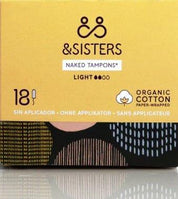 Tampoane din bumbac organic Naked®️ - Biotiful Brands