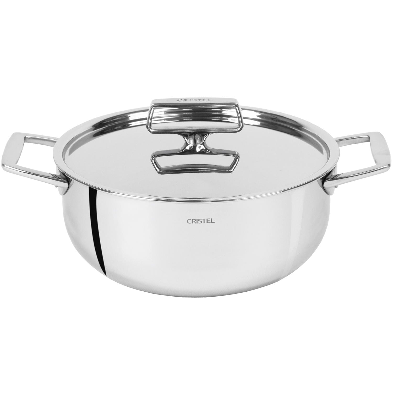 Oala de inox cu capac – Castel Pro cu maner fix - Biotiful Brands
