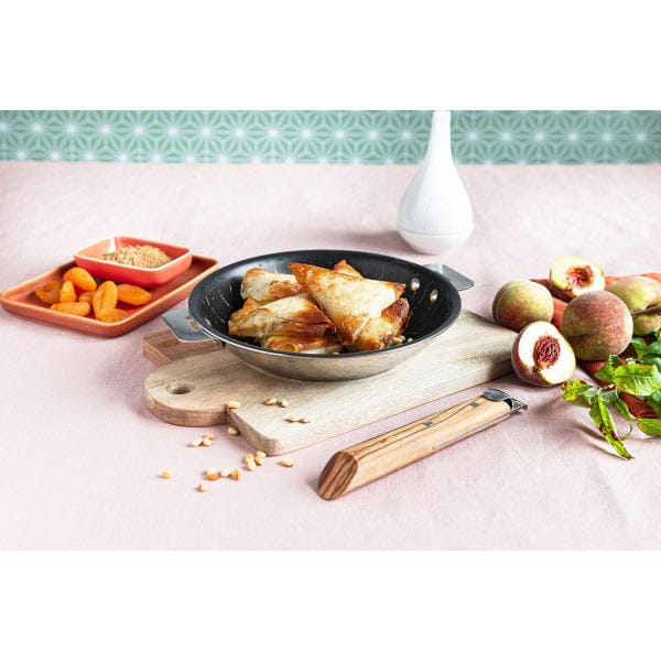 Wok inoxidabil – acoperire antiaderenta Exceliss – Detasabil CASTELINE - Biotiful Brands