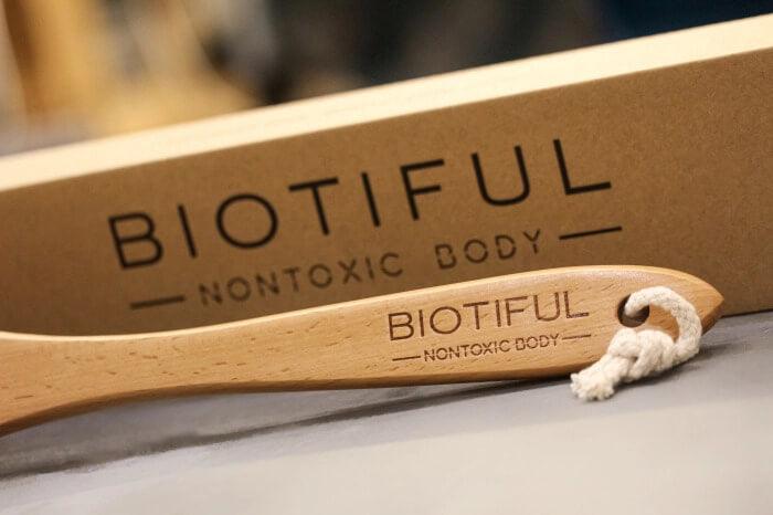 Perie masaj uscat DETOX - Biotiful Brands