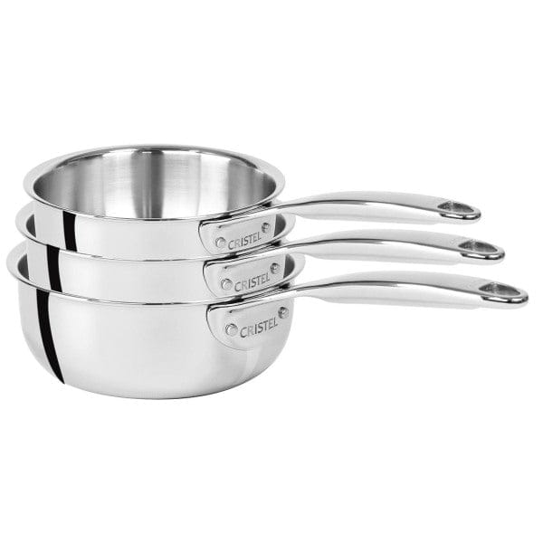 SET de cratite de inox – CASTEL’PRO cu maner fix 16, 18, 20 cm - Biotiful Brands