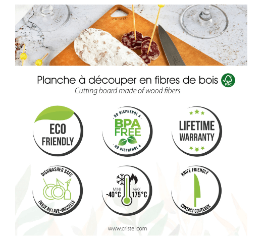 Tocator din fibre de lemn - Biotiful Brands